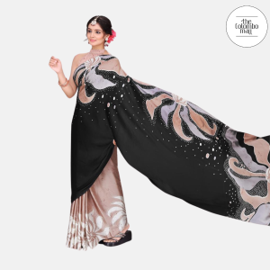 Valentina Silk-Batik Printed Saree